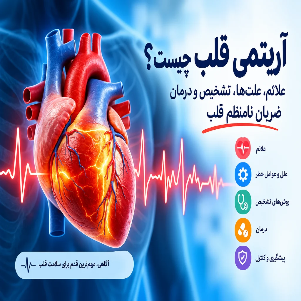 آریتمی قلب چیست؟ علائم، علت‌ها، تشخیص و درمان ضربان نامنظم قلب